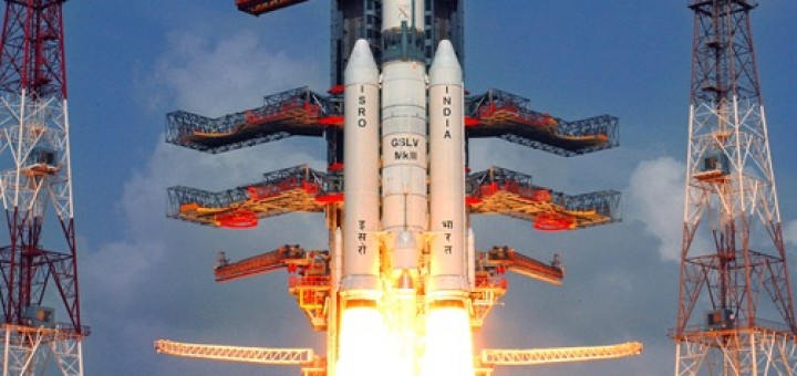 Il lancio inaugurale del GSLV Mk III – Credit: ISRO